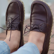 Barefoot Dark Brown Boat Shoes