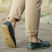 Barefoot Dark Green Penny Loafers