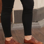 Barefoot Grounding Brown Oxford Shoes