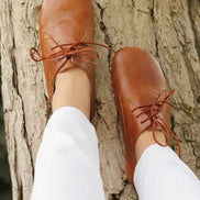 Barefoot Grounding Classic Brown Oxford Shoes