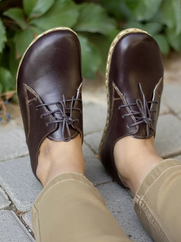 Barefoot Women Dark Brown Oxford Shoes