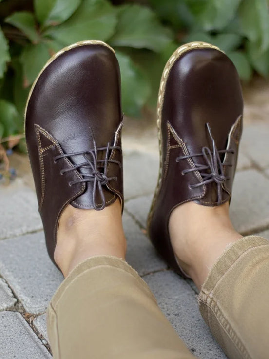 Barefoot Women Dark Brown Oxford Shoes