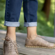 Barefoot Light Brown Sneakers for Women