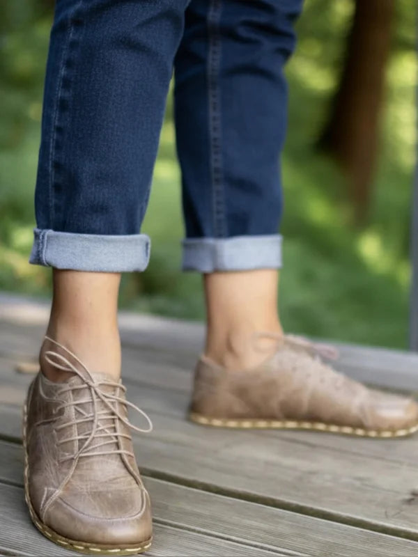 Barefoot Light Brown Sneakers for Women