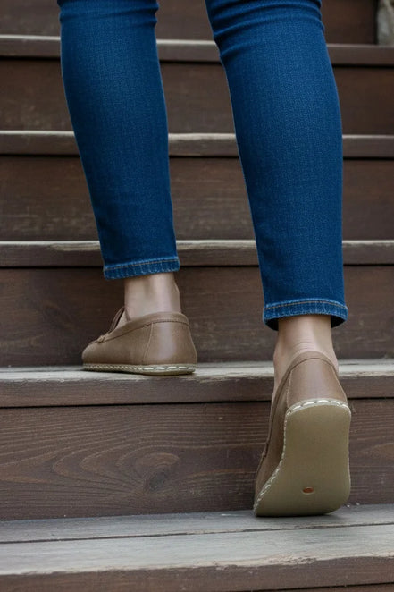 Barefoot Matte Brown Moccasins