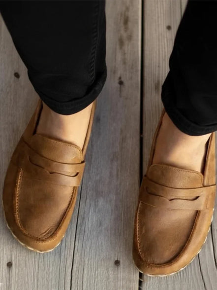 Barefoot Matte Brown Penny Loafers