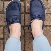 Women Navy Blue Boat Shoes