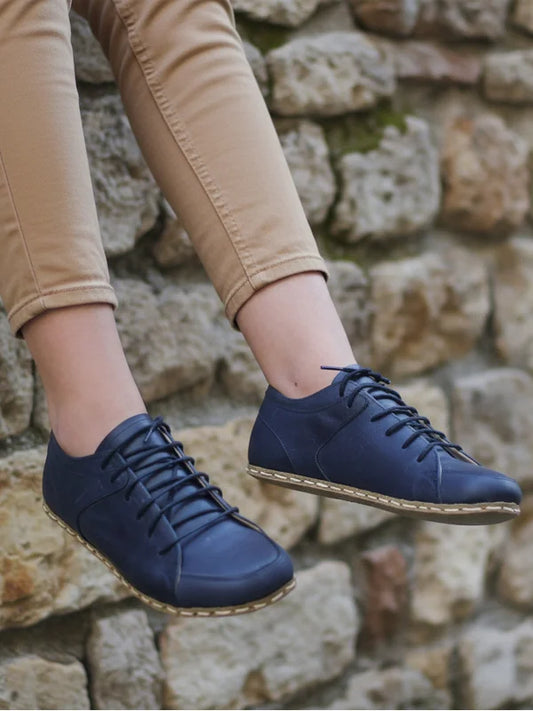 Barefoot Navy Blue Sneakers for Women