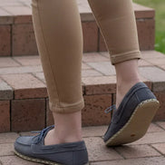 Women Gray Boat Shoes