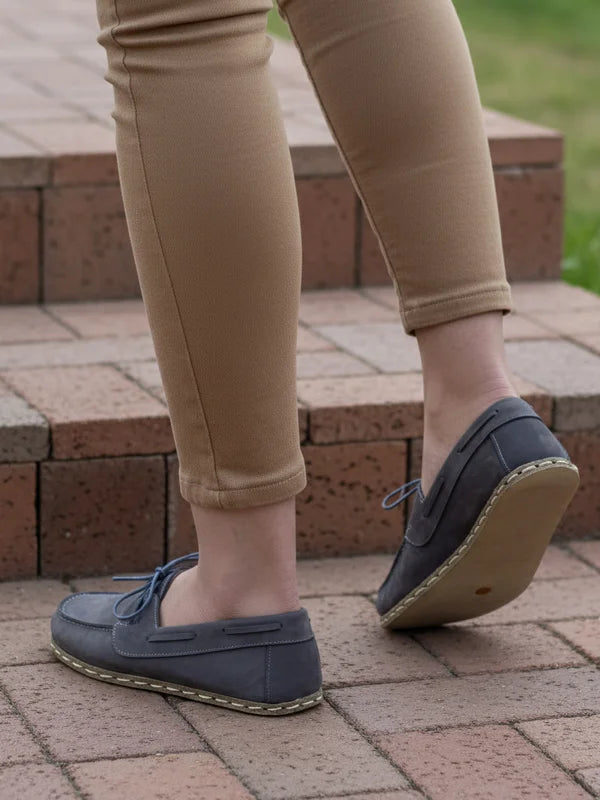 Women Gray Boat Shoes