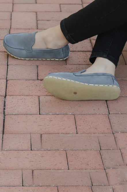 Barefoot Nubuck Gray Leather Shoes