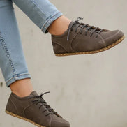 Barefoot Nubuck Gray Sneakers for Women
