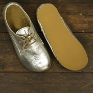 Barefoot Women's Silver Oxford Shoes