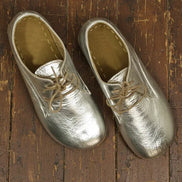 Barefoot Silver Oxford Shoes for Women