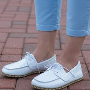 Barefoot White Boat Shoes for Women 