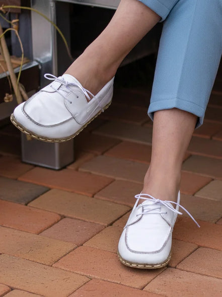 Women White Boat Shoes