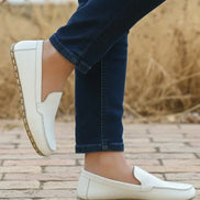 Barefoot White Moccasins Loafers