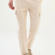 Marion Beige Cargo Pants