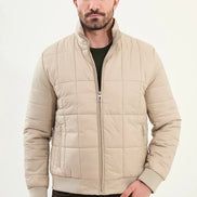 Beige Puffer Jacket