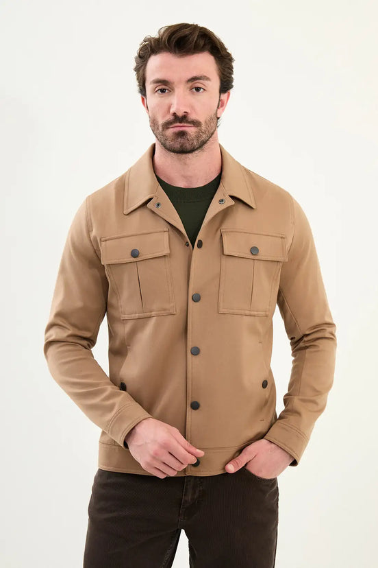 Beige Wool Jacket