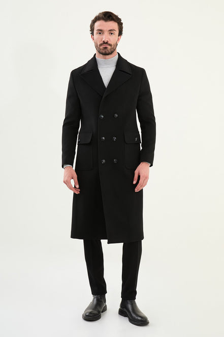 Marina Double Breasted Wool Cashmere Coat