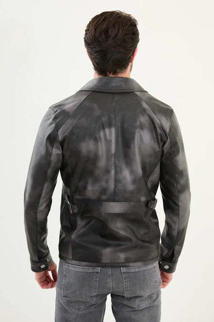 Marina Leather Jacket Men