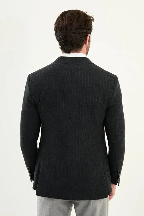 Mens Pinstripe Blazer