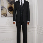 Black Slim Fit 3 Piece Suit