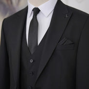 Black Slim Fit 3 Piece Suit