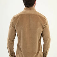 Brown Corduroy Shirt Mens