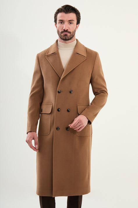 Marina Double Breasted Wool Cashmere Coat