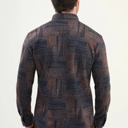 Brown Mens Lumber Jack Shirt Wool