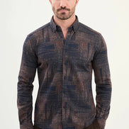 Brown Mens Lumberjack Shirt Wool