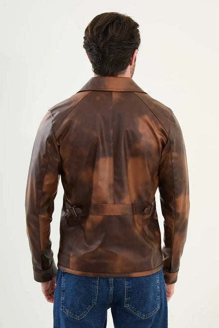 Marina Leather Jacket Men