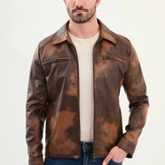 Camel Leather Jacket