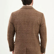 Marina Plaid Wool Coat