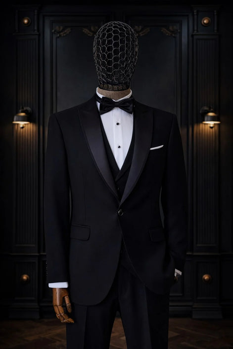 Cary Black Slim Tuxedo
