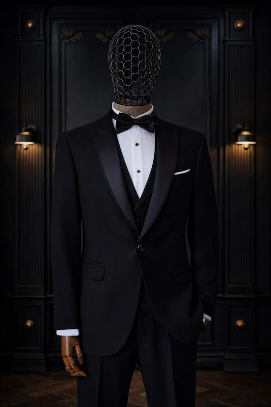 Cary Black Slim Tuxedo