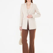 Beige Women Blazer