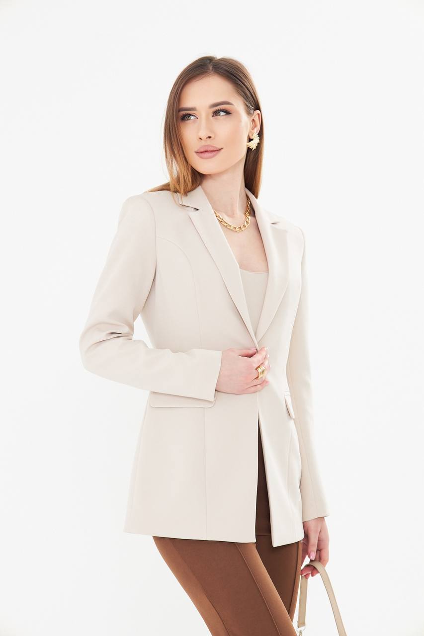 Women Beige Blazer