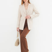 Beige Blazer for Women