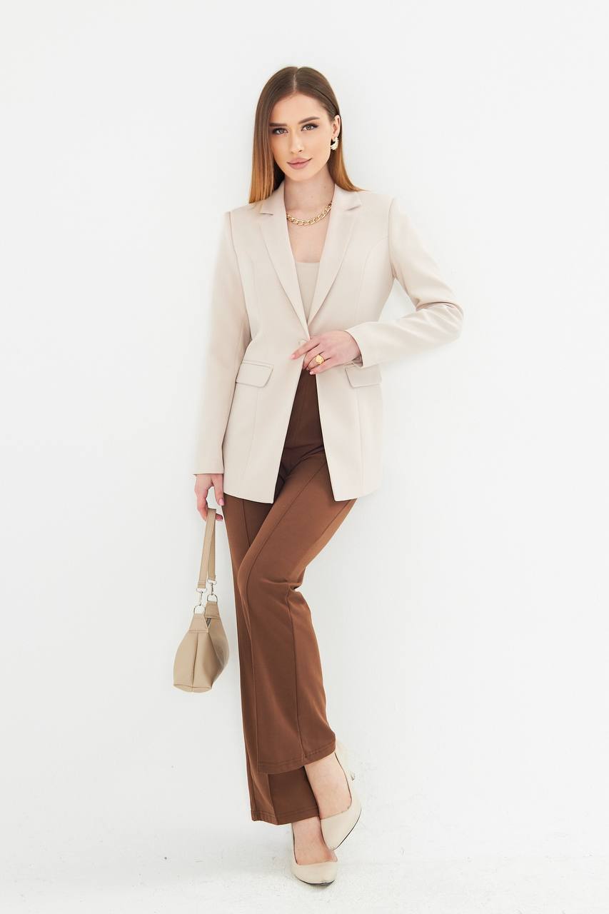 Beige Blazer for Women