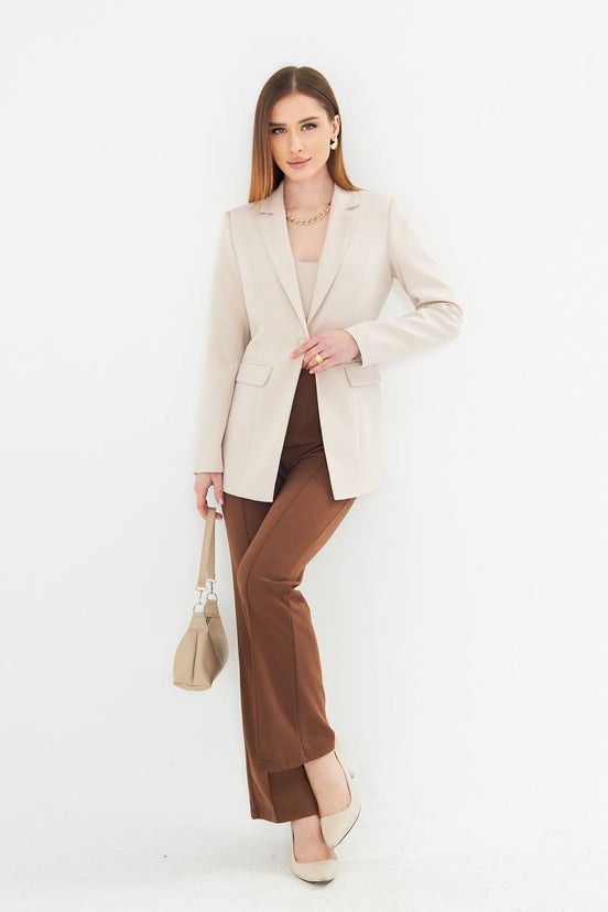 Beige Blazer for Women