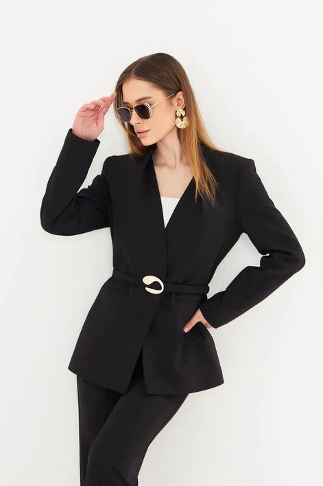 Black Women's Suit Set