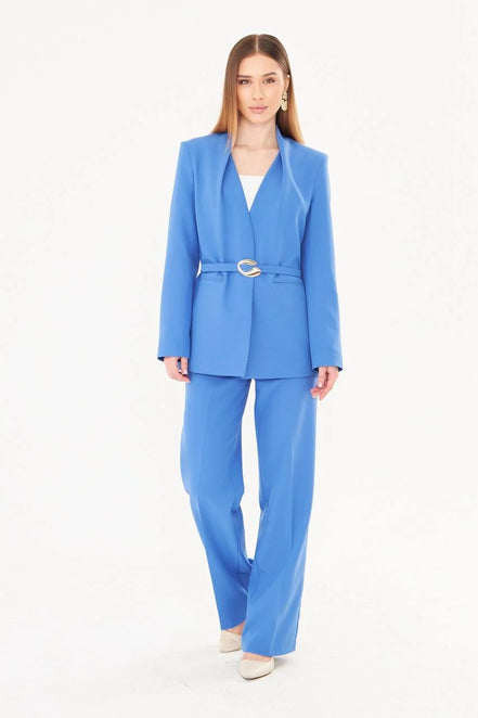 Blue Women's Suit Set