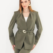 Khaki Women's Suit Set