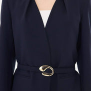 Women's Navy Blue Suit Set