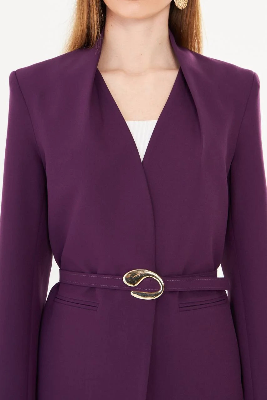 Women's Purple Suit Set