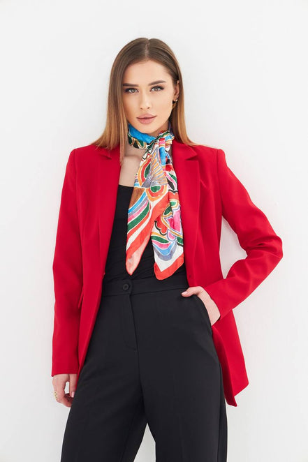Women Red Blazer