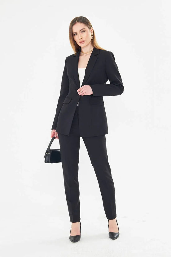 Black Suit Women Collection Online, Black Pant Suits, Black Skirt Suit - GENT WITH Black Suit Women Collection Online, Black Pant Suits, Black Skirt Suit - GENT WITH